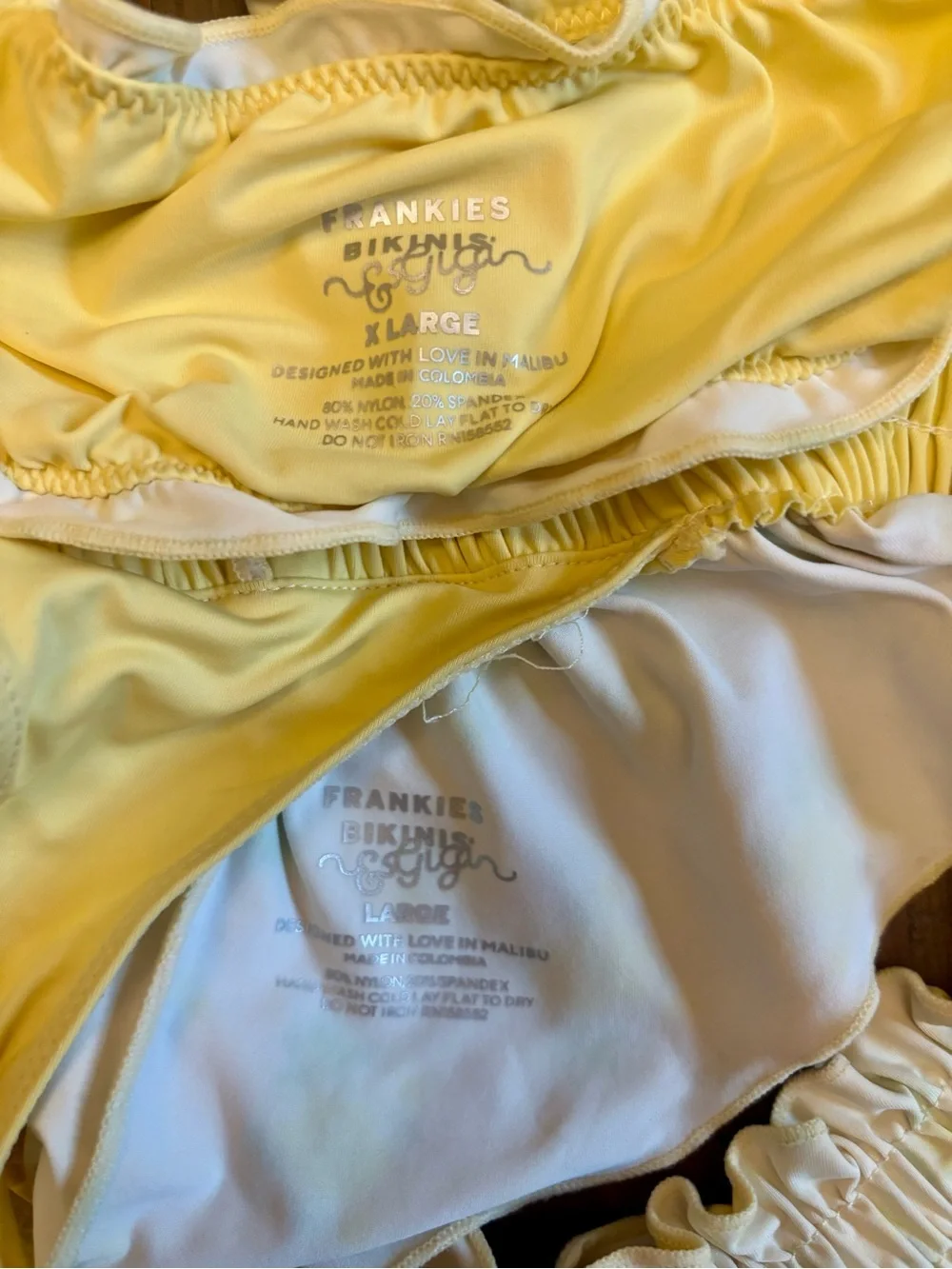 Frankie’s bikinis x Gigi HADID ruffle bikini set